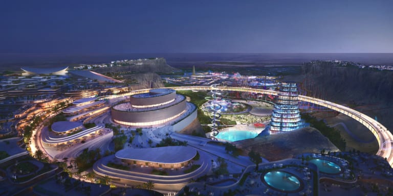 Qiddiya Cliff Edge Plaza and Performing Arts Centre